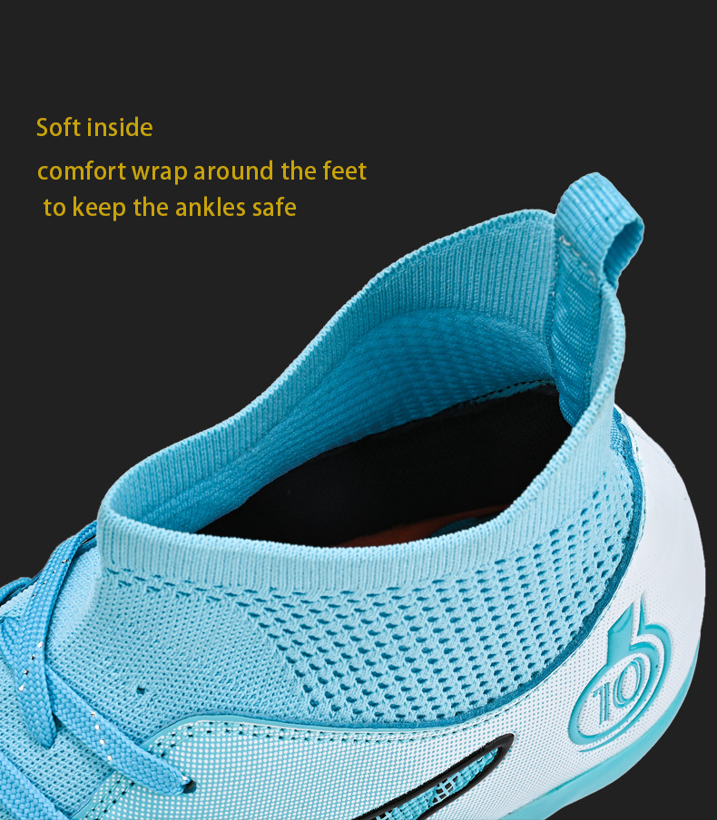 Soccer shoes Men's and women's spike crushing student game training shoes_voghion.com