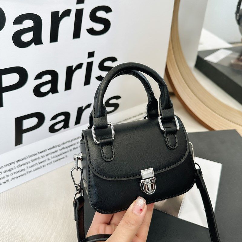 Neue modische Handtasche Mädchen, Umhängetasche für Kinder mit Schnalle, stiolle Accessoires zum Ausgehen,_voghion.com