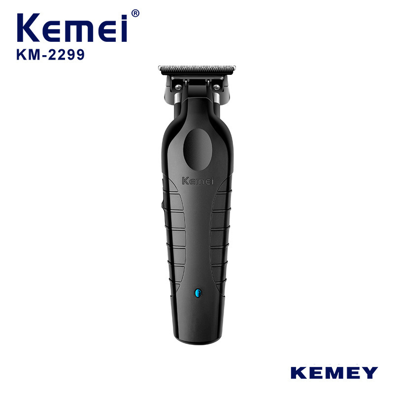 Tondeuse à cheveux électrique KM-2299 avec base tondeuse à cheveux électrique USB tête d'huile sculpture tondeuse à cheveux salon de coiffure tondeuse à cheveux