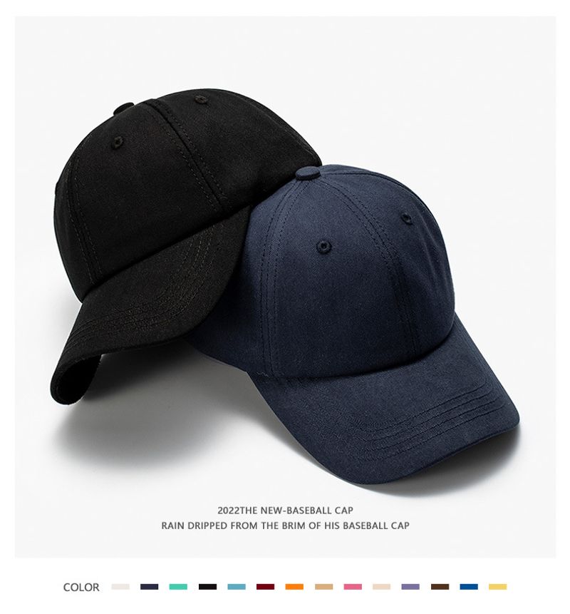 Unisex Soft Top Outdoor Sports Uomo Cotone Semplice All Match Viso Piccolo Traspirante Berretto da Baseball Donna_voghion.com