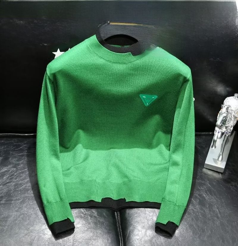 Men's Clothing 2024 autumn round neck sweater long sleeve handsome fashion personality all-match high-end niche top men_voghion.com