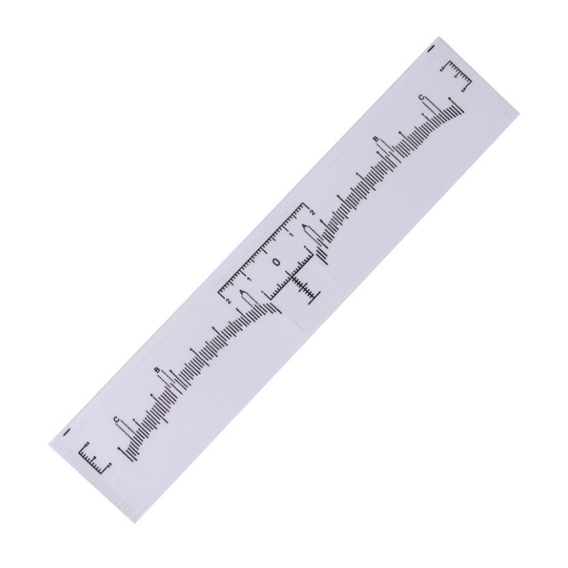 Disposable 50pcs-Lot Eyebrow Ruler Sticker Adhesive Microblading Guide Permanent Makeup Tool_voghion.com