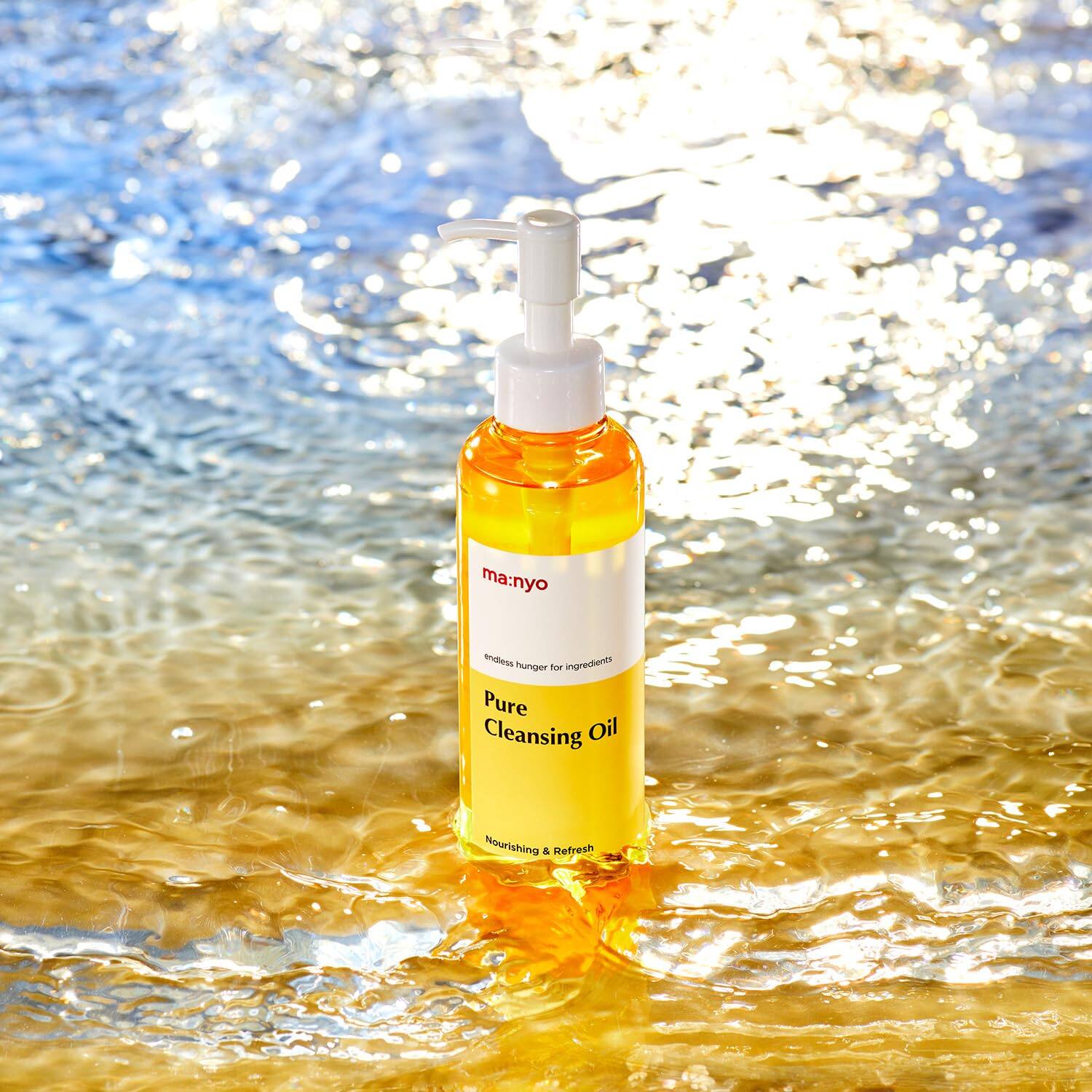 MANYO FACTORY Olio detergente puro coreano per il viso, scioglie i punti neri, rimozione quotidiana del trucco con olio di argan, per le donne_voghion.com