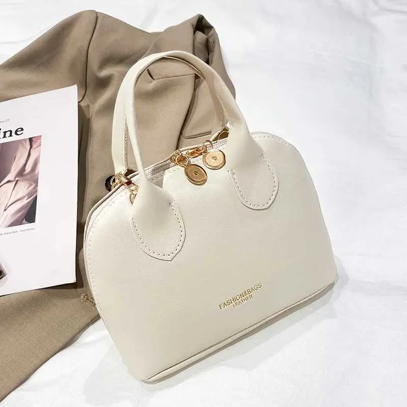 Mode Frauen Schulter Designer Shell Damen Handtasche große Kapazität Umhängetaschen Vintage PU Leder Totes_voghion.com