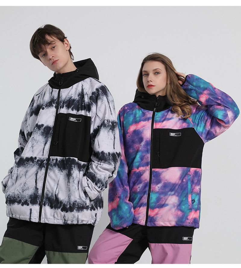 Snowsuit woman thickened warm double board with new star snowboard hoodie man_voghion.com