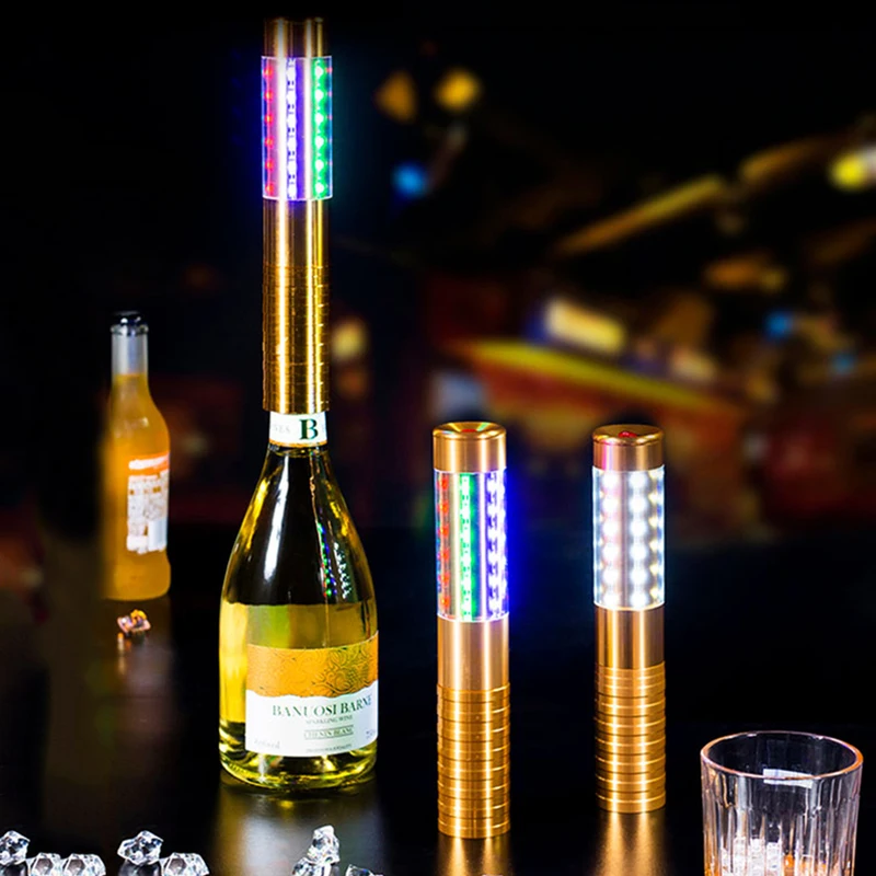 Handheld Strobe Lights Champagne Bottle Sparklers Led Strobe Baton Bottle Service Lights For Club Bar Wedding KTV Party Decor_voghion.com