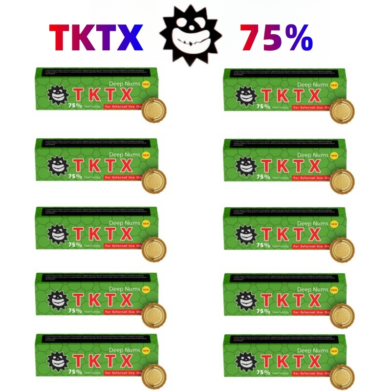 5 STKS 75% TK Tattoo Cream TK Actuele Tattoo Crème Semi-permanente Tattoo Geborduurde Wenkbrauw/Piercing/waxen Make-up Crème TK Actuele Tattoo Crème_voghion.com