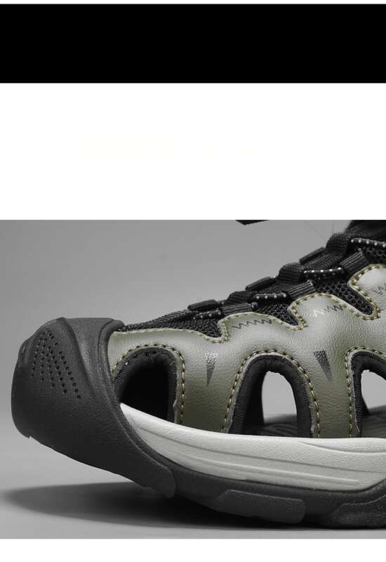 Sandali da spiaggia con punta oversize per esterni, sandali e pantofole estivi alla moda e alla moda_voghion.com