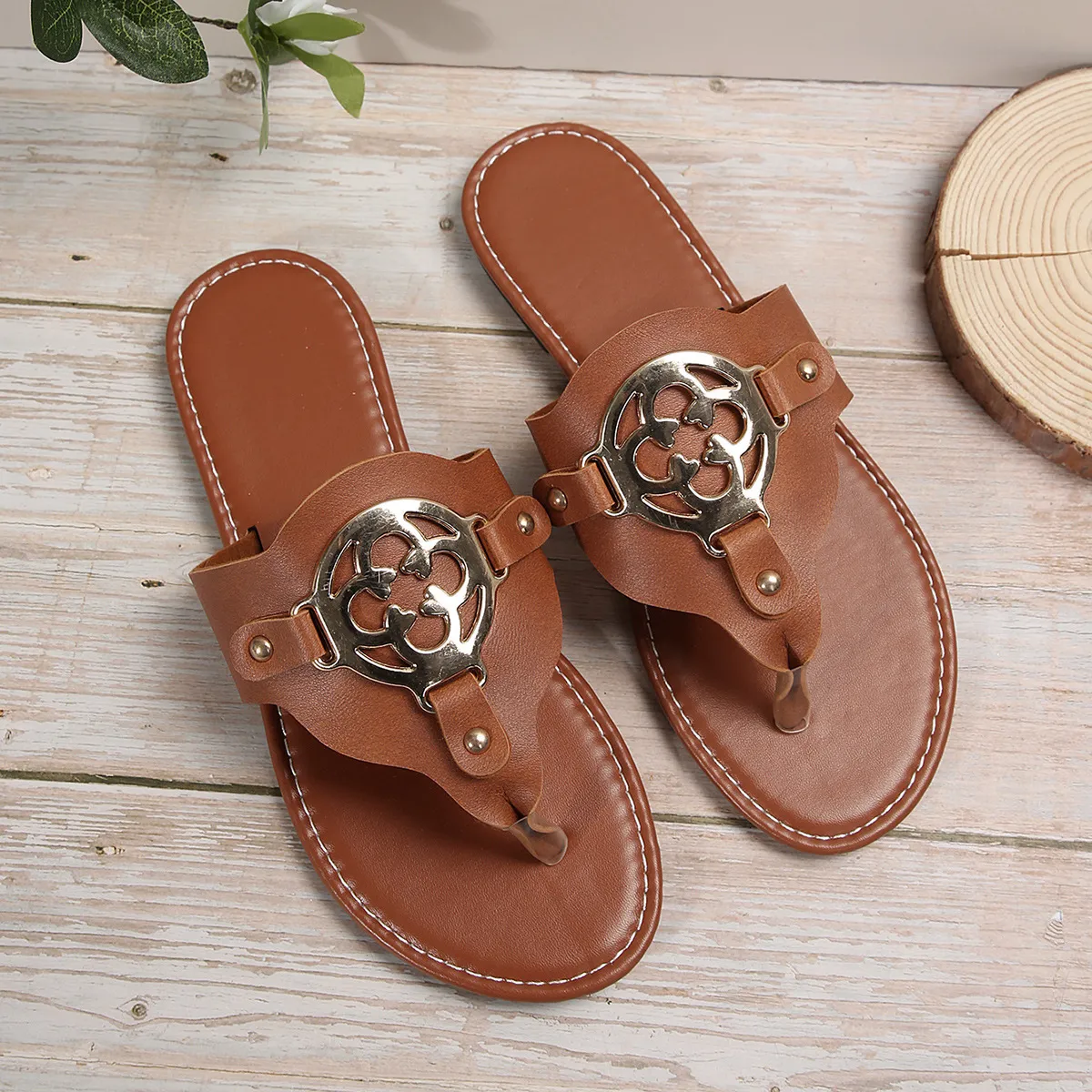 Free Shipping New Designer Slippers For Womans Sandals Fashion Flat Slider Summer Woman Flip Flops Beach Slides_voghion.com