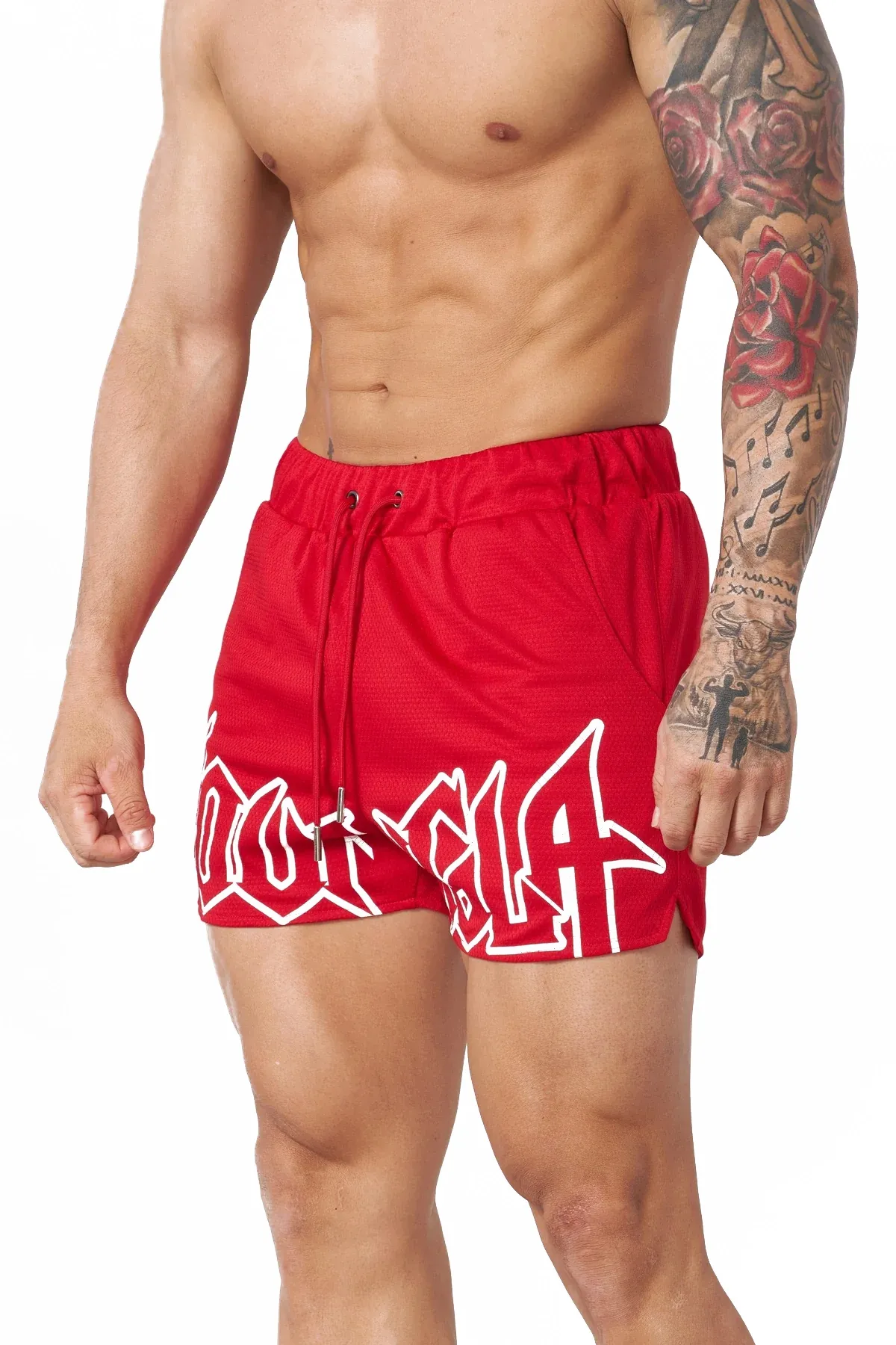 Men's Shorts Gym Sports American Style Ya Clothing Brands Jogger Outdoor Running Basketball Training Beach Pants Fiess_voghion.com