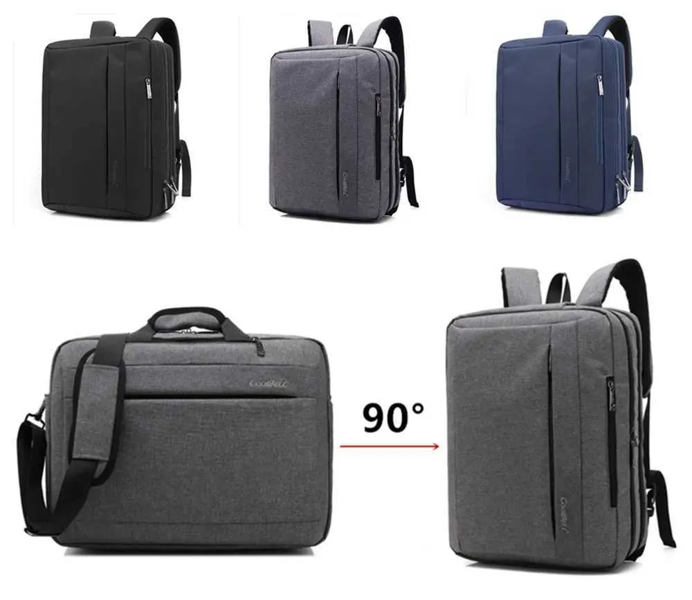2024 Nouveau COOLBELL 17,3 pouces Sac à dos pour ordinateur portable Épaule Nylon Imperméable Anti-vol Mode Voyage Affaires Sac à dos C241031_voghion.com