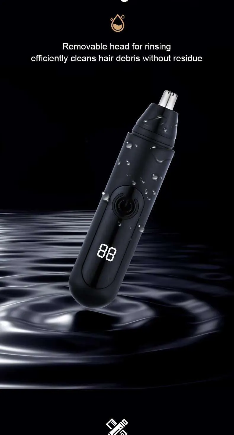 Electric Nose/Ear Trimmer - Low Noise Portable_voghion.com
