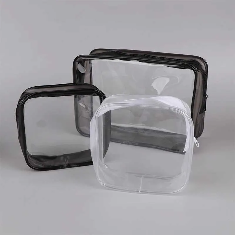 1Pc Moda Trasparente Viaggio Portatile Mini Lavanderia Storage Donna Cerniera Organizzatore Borsa per il Trucco Y241023_voghion.com