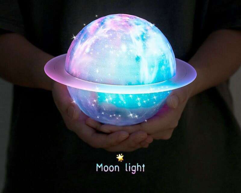 【Mestselgende 85 000 stykker av Baibu-merket】 Qilian MY10 Starry Sky Bluetooth-høyttaler skrivebordsdekorasjon soveromsplanet_voghion.com