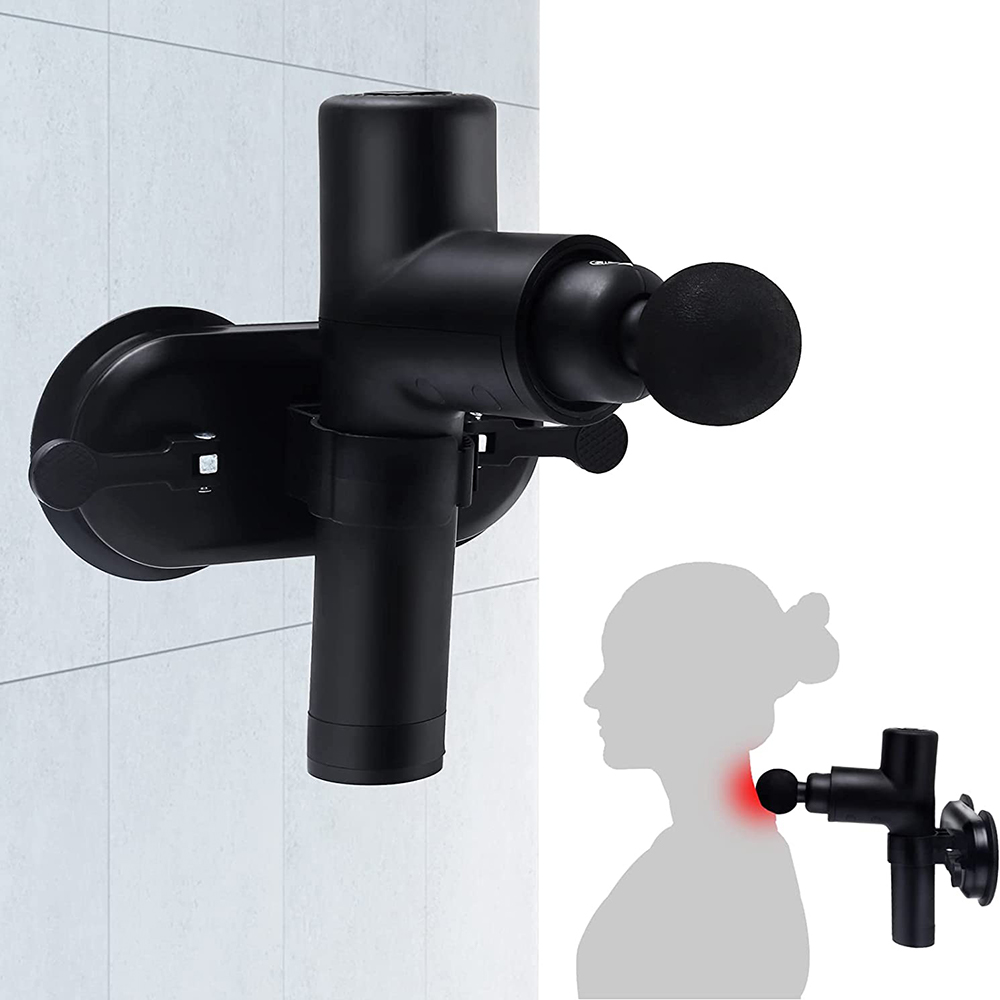 Massager Bracket Fascia Gun Bracket Adsorbable Suction Cup Rack High Suction Double Suction Cup Back Massage_voghion.com