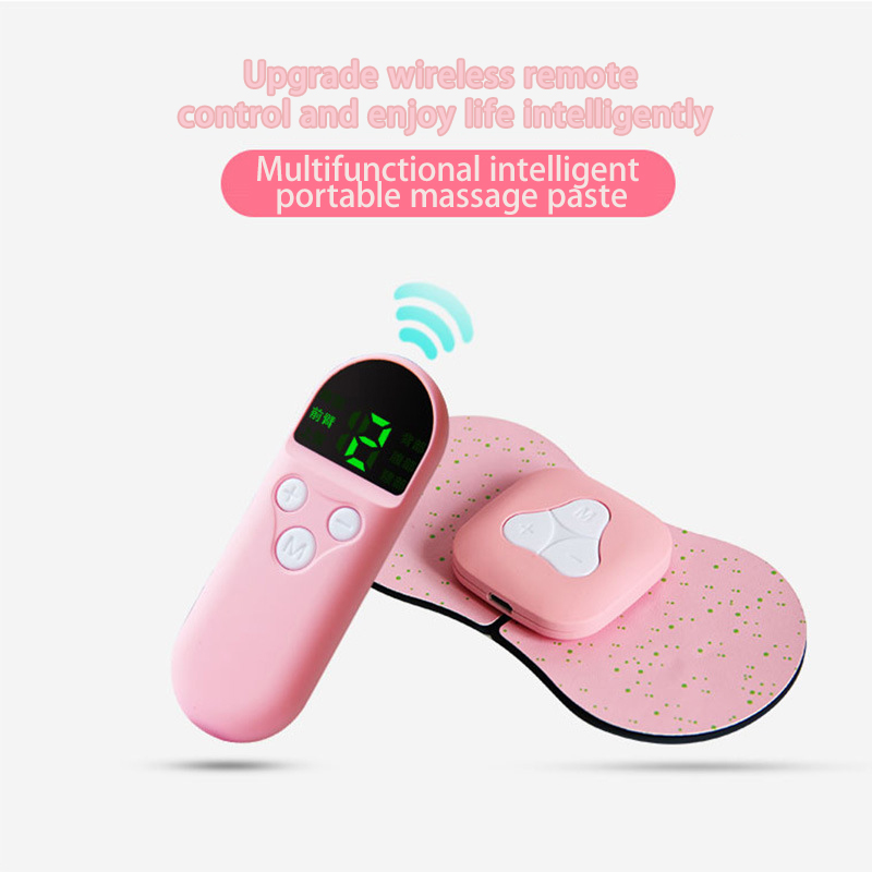 Pārnēsājams EMS kakla masieris Mini elektrisks inteliģents dzemdes kakla masāžas uzlīmes muguras meridiāna masieris muskuļu mazināšanai sāpju remdēšanai_voghion.com