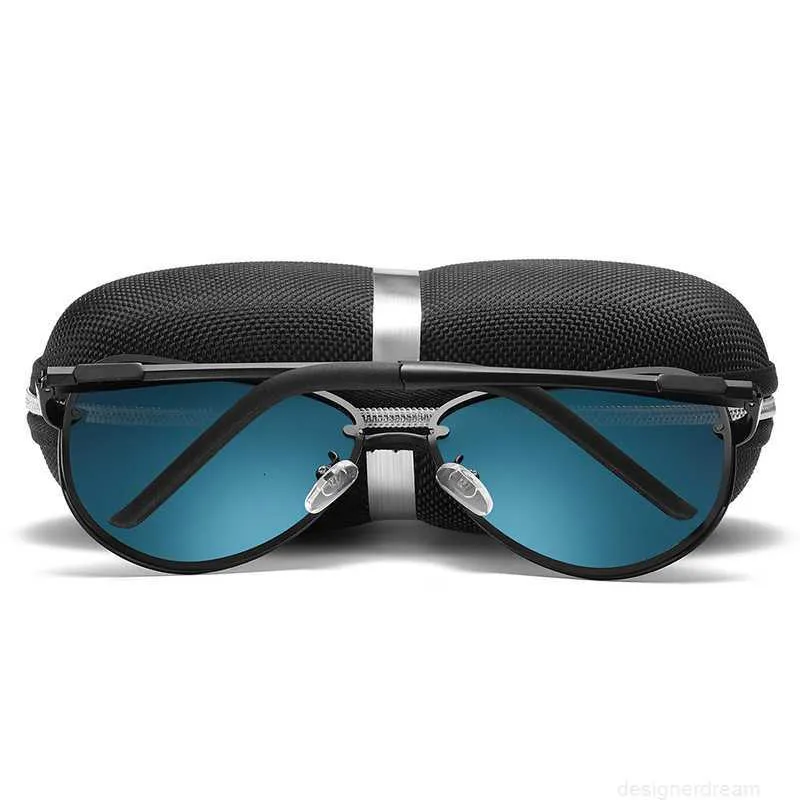 Designer Nieuwe Gepolariseerde Heren Klassieke Rijden Zonnebril Metalen Frame Spiegel Lens Zonnebril Heren Dames 545Y_voghion.com