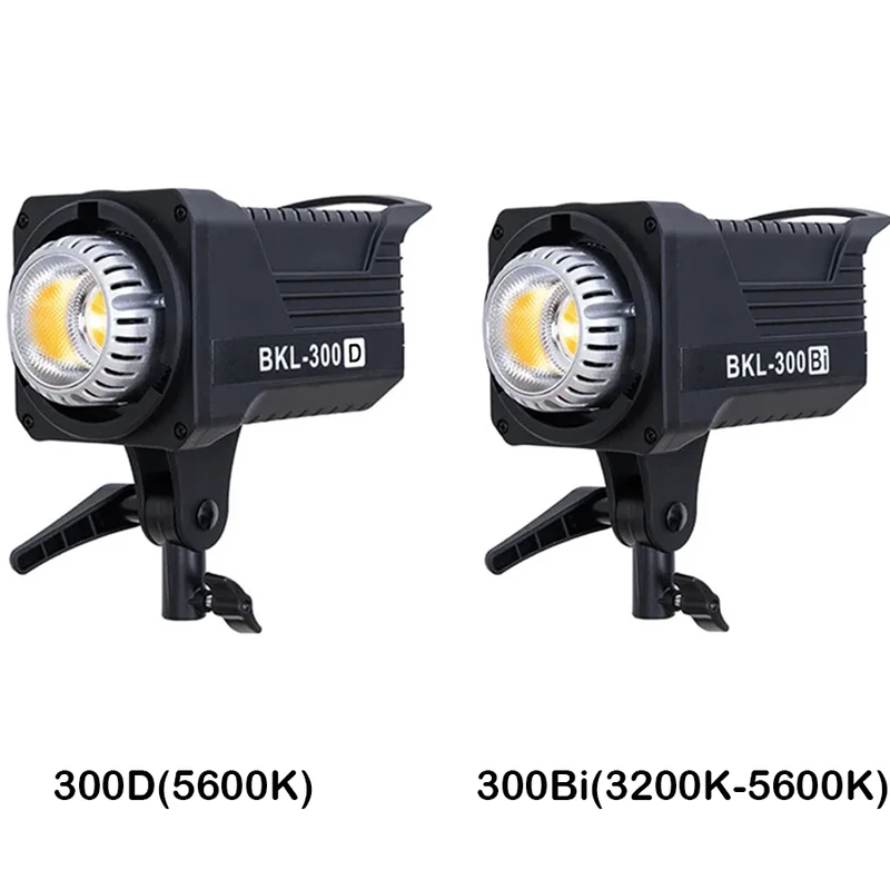 Luce video LED Bi/D da 300 W, illuminazione LED continua con telecomando wireless 2,4 G per ritratti, matrimoni, riprese all'aperto, video di YouTube_voghion.com