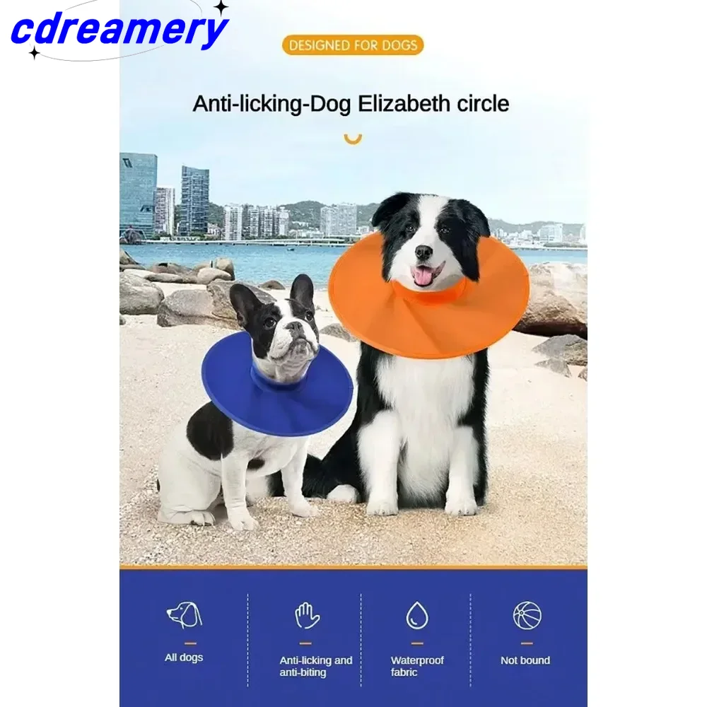Medical Recovery Collar For Dogs, Soft Conical Collar For Dogs After Surgery, Adjustable And Breathable Collar For Large/medium/small Dogs_voghion.com