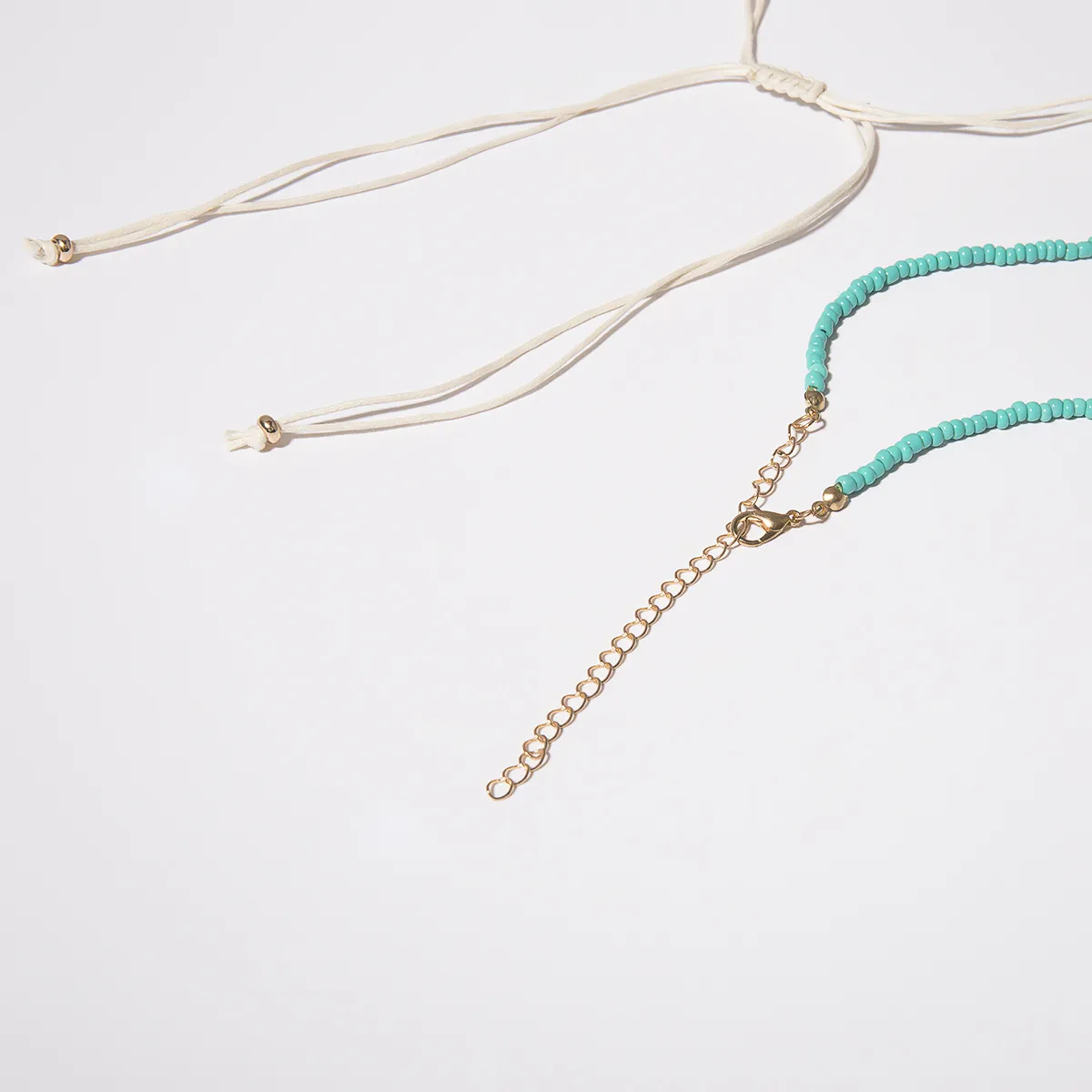 Collier ras du cou en coquillage pour femme, chaîne tendance, pour l'été, la plage, fait à la main, double couche de perles de rocaille, pendentif conque_voghion.com