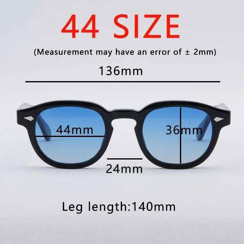 Occhiali da sole vintage in acetato di alta qualità per uomo e donna, con montatura nera tartarugata, del marchio Lemtosh._voghion.com