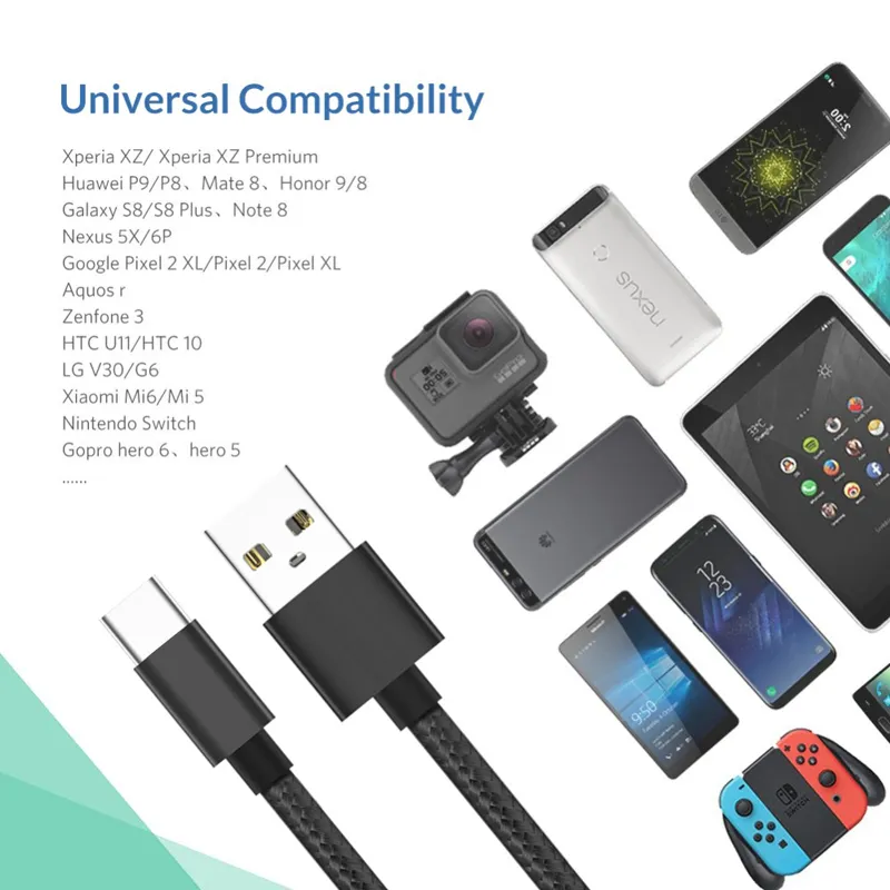 USB Type C Fast Charging For OPPO Realme 8 7 6 GT X7 MAX C25 Narzo 20 30 Pro 30A 5G USB-C Mobile Phone Charger Cable_voghion.com