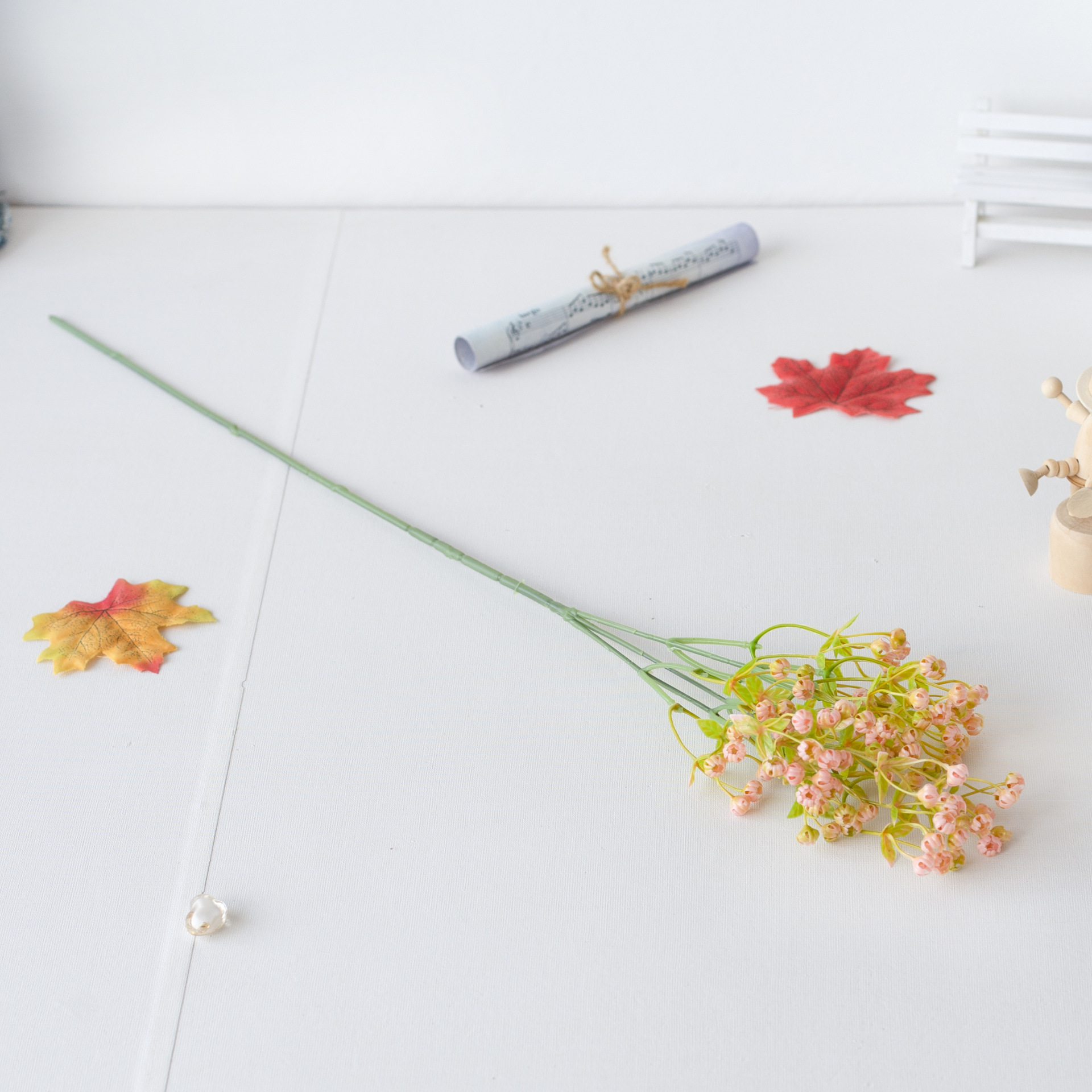 Produttore all'ingrosso di fiori artificiali Singolo ramo nuovo 15 maglie gypsophila all'ingrosso decorazioni per la casa da sposa_voghion.com