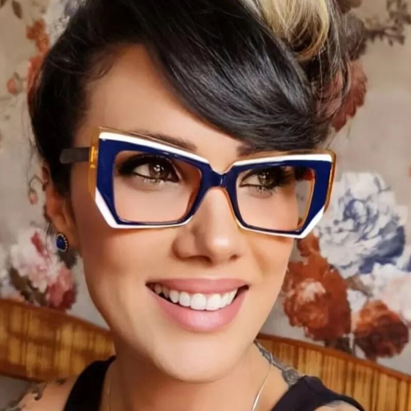 Cat Eye Blue Light Blocking Glasses For Women Computer Spectacles_voghion.com