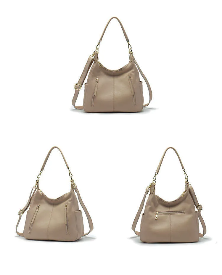 Zency Borsa a mano in vera pelle morbida di alta qualità, grande capacità, da donna, hobo, elegante, classica, a tracolla_voghion.com