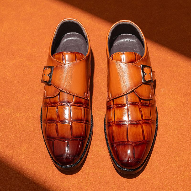 Heren Business Casual Dress Oxfords Formele Veterschoenen voor Kantoor, Feesten en Dagelijks Gebruik_voghion.com