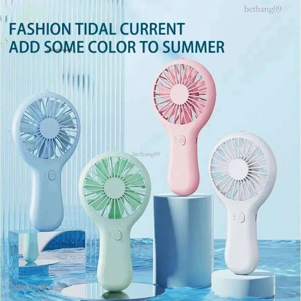 Handheld Cooler Small USB Mini Portable Silent Rechargeable Pocket Desk Office Electric Stand Fan Business Promotion_voghion.com