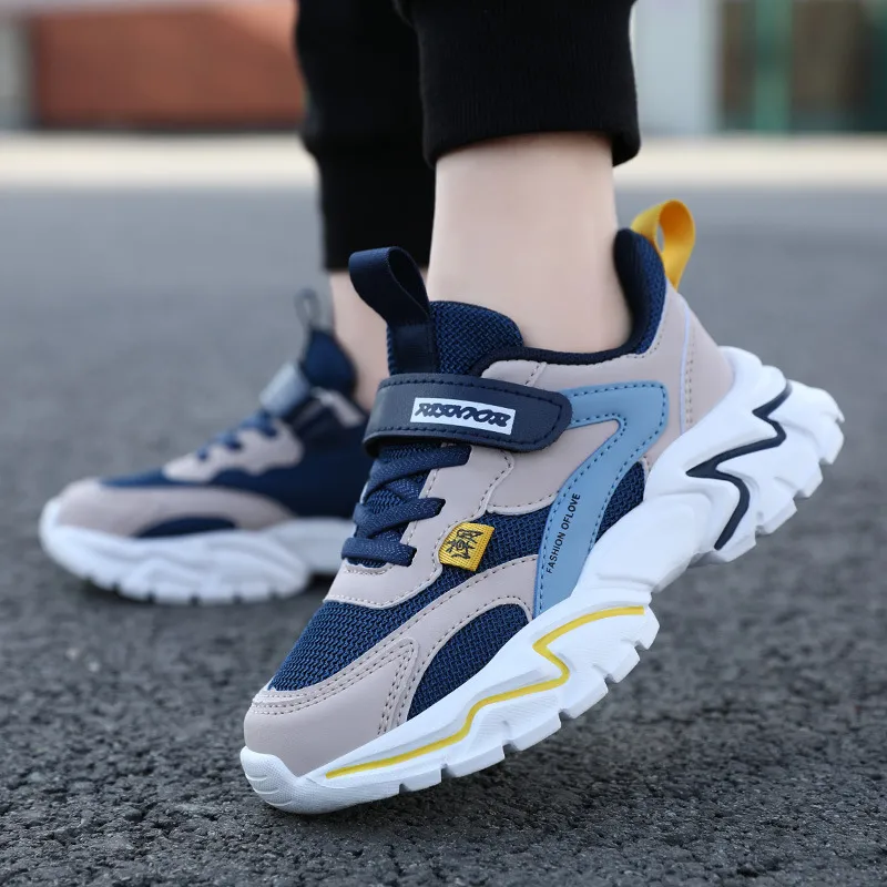 New Boy Tenis Sneakers Kids Sport Running Casual Girls Walking Kidsnest Leather Soft Soled Children Small White Shoes_voghion.com