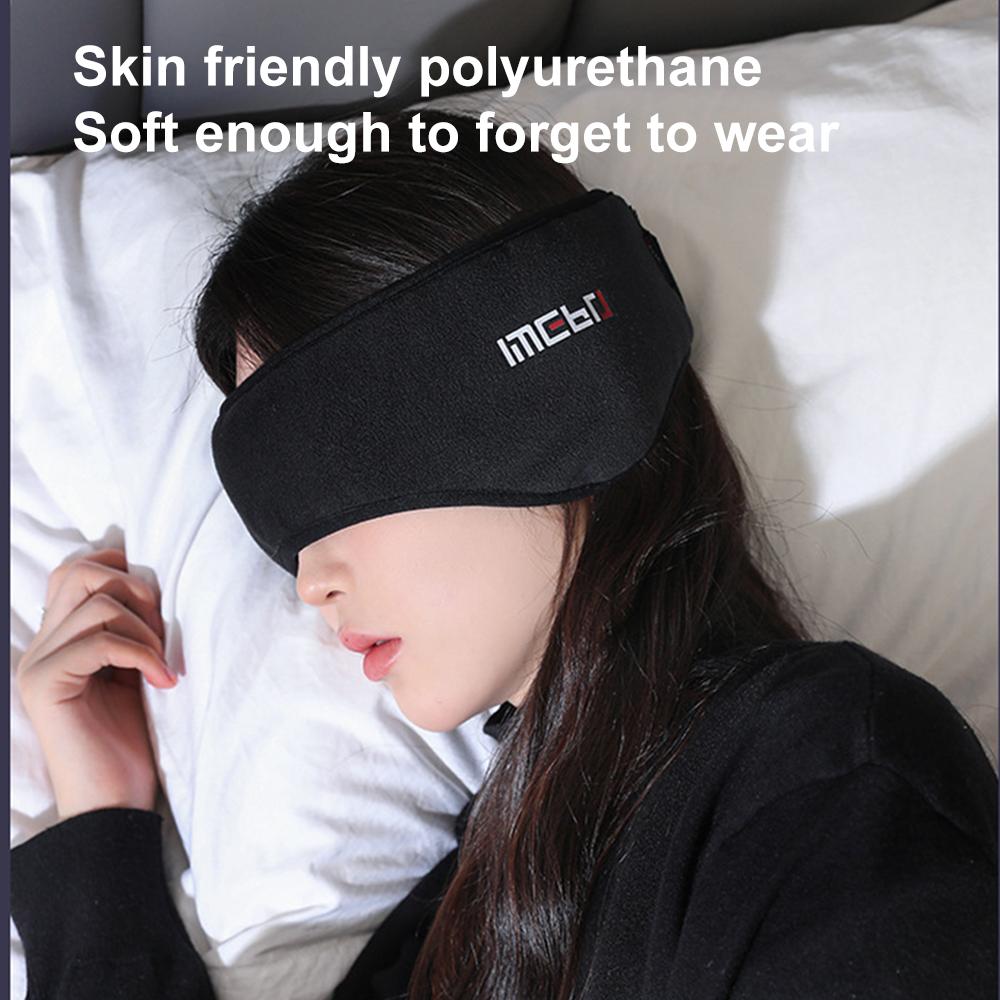 Maschera per dormire con paraorecchie, in peluche, carina, da sogno, per dormire, per donne, calda e rilassante, in peluche, benda in cotone per occhi_voghion.com