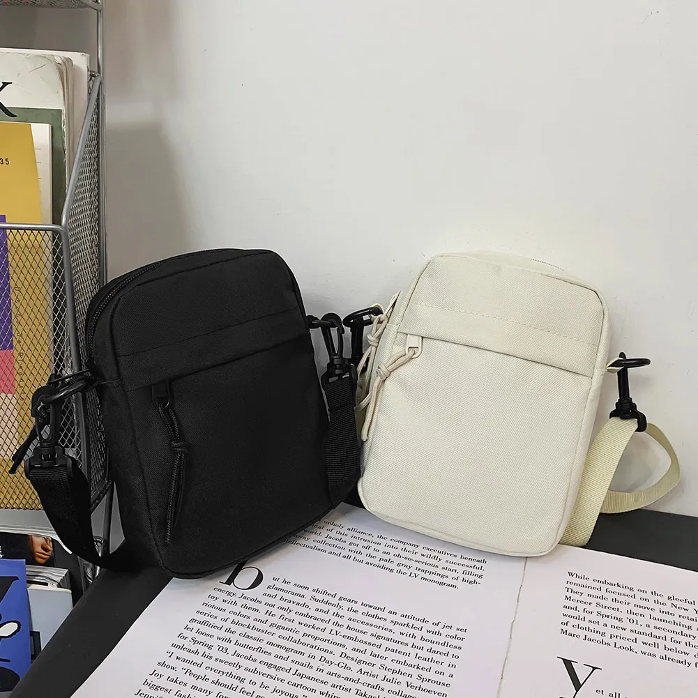 Ladies Fashion Square Sling Handbags Portable Elegant Solid Color Adjustable Strap Simple For Weekend Vacation_voghion.com
