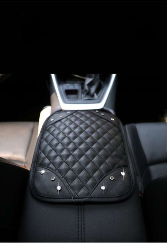 Auto con inserto a diamante, cuscinetto antiscivolo per scatola centrale, cuscinetto protettivo universale per bracciolo interno auto_voghion.com