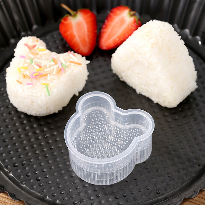 Cartoon-Form-Set, Roll-Sushi-Reisbällchen, Bento-Pressform, japanische DIY-Werkzeuge, Küchenzubehör_voghion.com