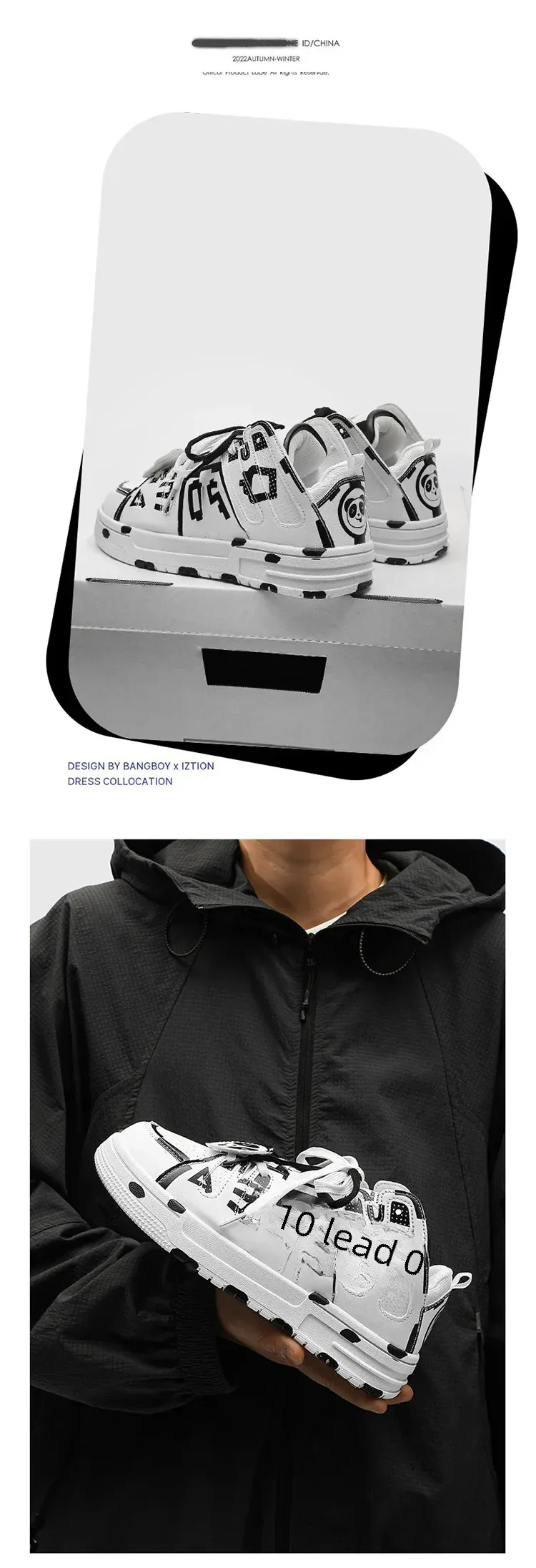 36 37 38 39 40 41 42 43 44 Men Casual Street Style Small White Shoes Trendy Bread Cat Paw Pattern 240618_voghion.com