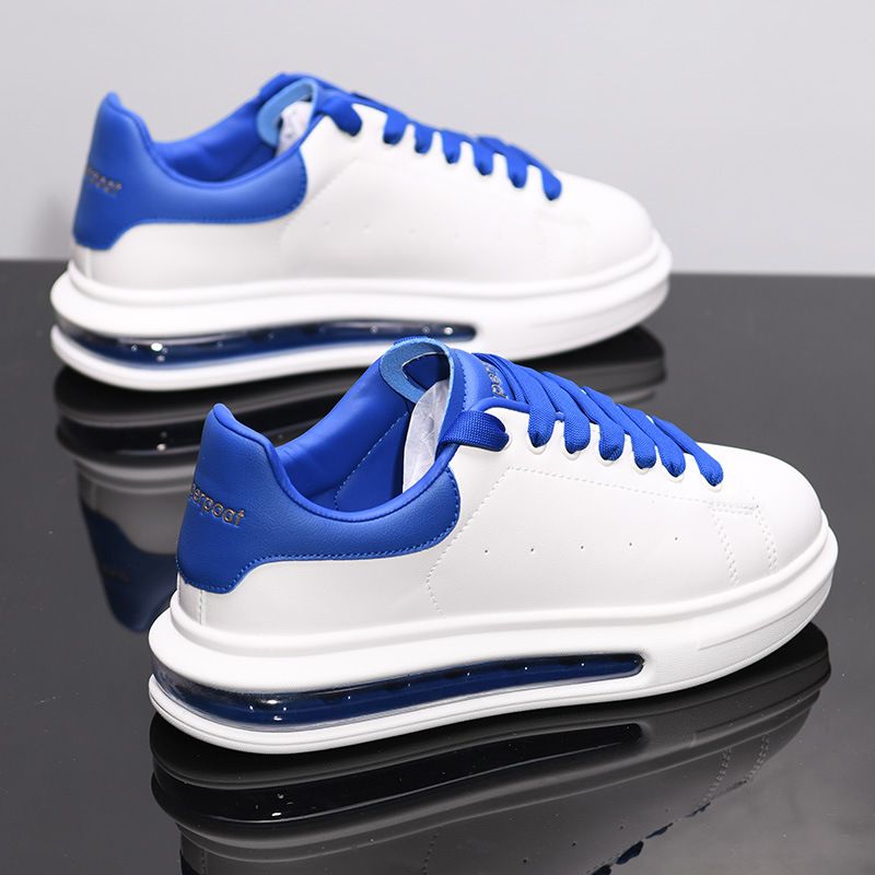 luchtkussen klein wit heren in hoogte toenemende lederen sportschoenen, veelzijdige trend ademend paar casual_voghion.com
