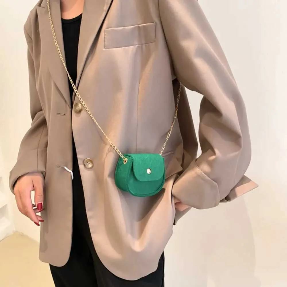 Genți de mână pentru femei, model mini cu piatră, model din pâslă, design de designer, lanț cu închidere, pungi mici, portofel cu un singur pătrat_voghion.com