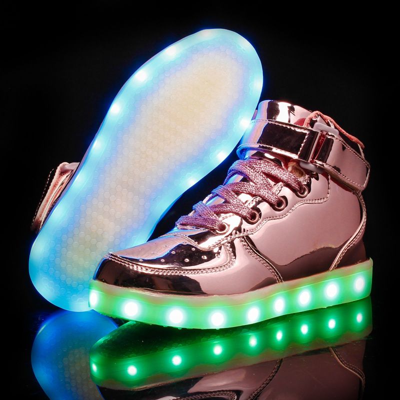 Adidași cu lumină LED pentru copii_voghion.com