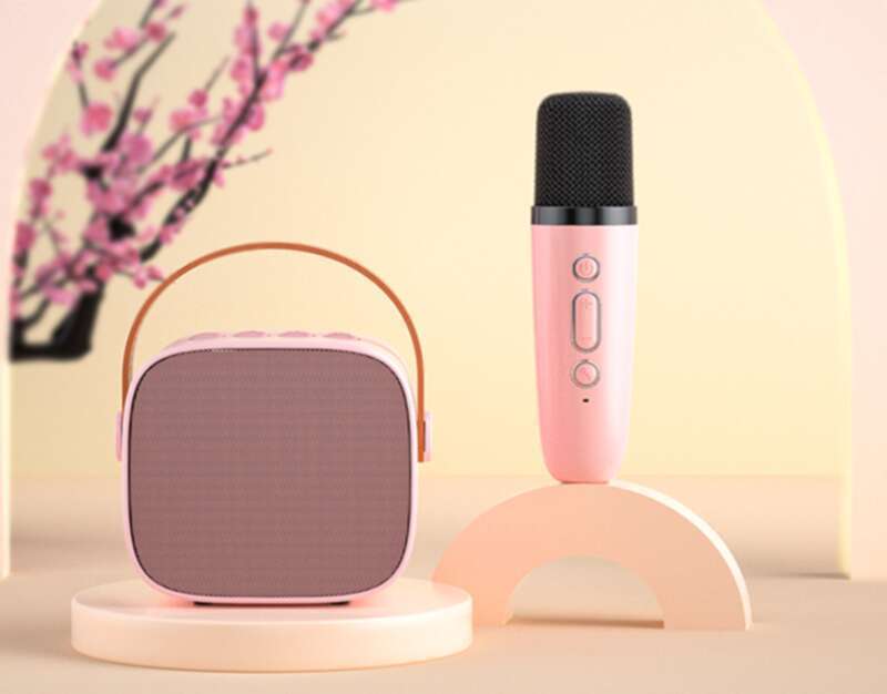 Microphone And Speaker Integrated Microphone Home Wireless Bluetooth Universal Singing Karaoke Children Small Family Ktv Set_voghion.com