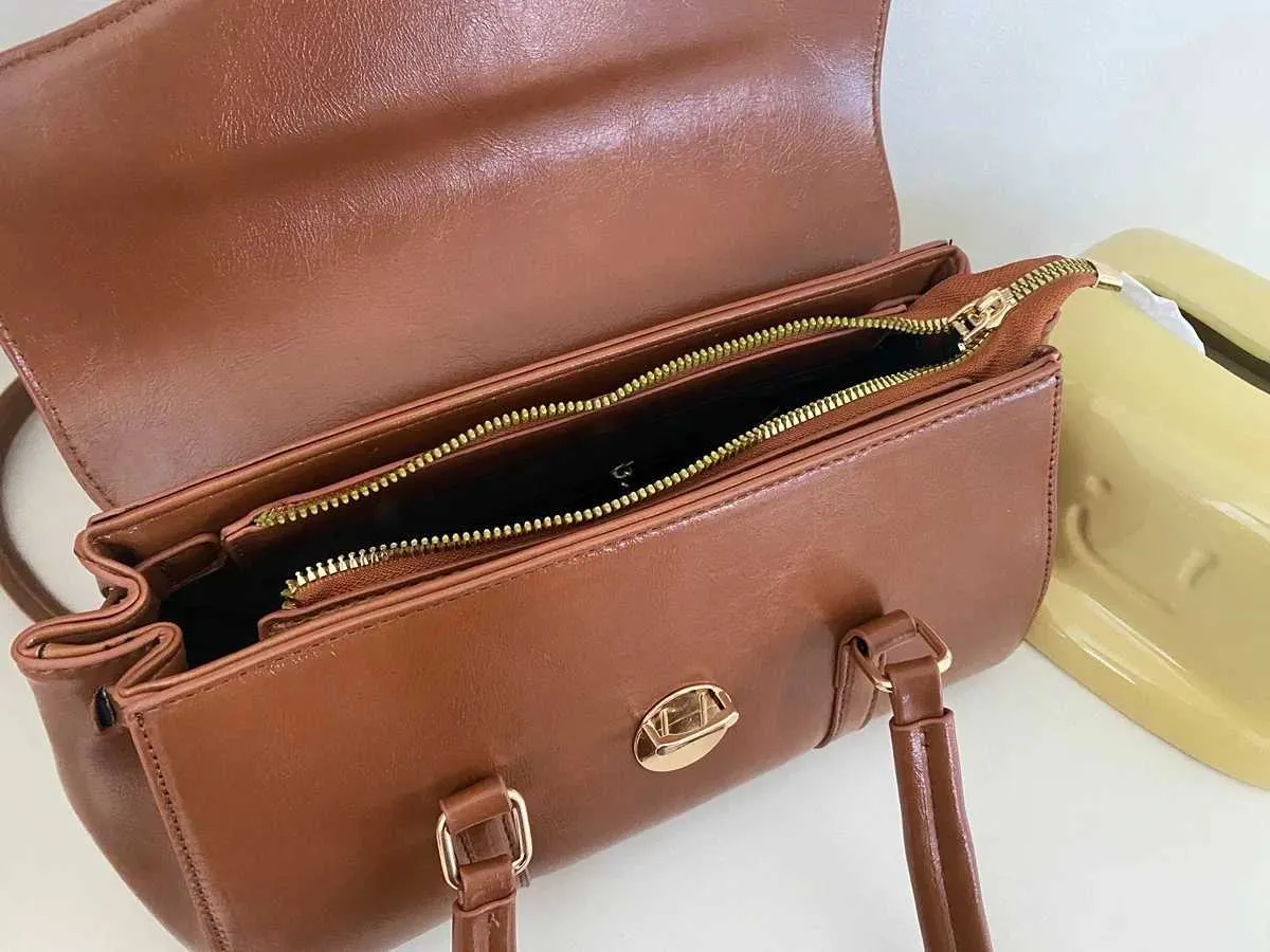 Casual underkläder axel PU-läder moderiktig damhandväska retro armstödsväska Y241123_voghion.com