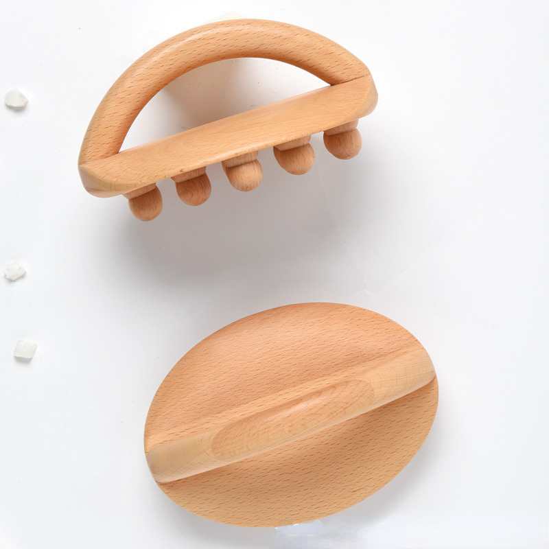 14 kreļļu rokas Gua Sha masāžas birste, dabīgā koka vidukļa, kājas, ķermeņa meridiāna skrāpēšanas SPA terapijas pretcelulīta relaksācijas rīks_voghion.com