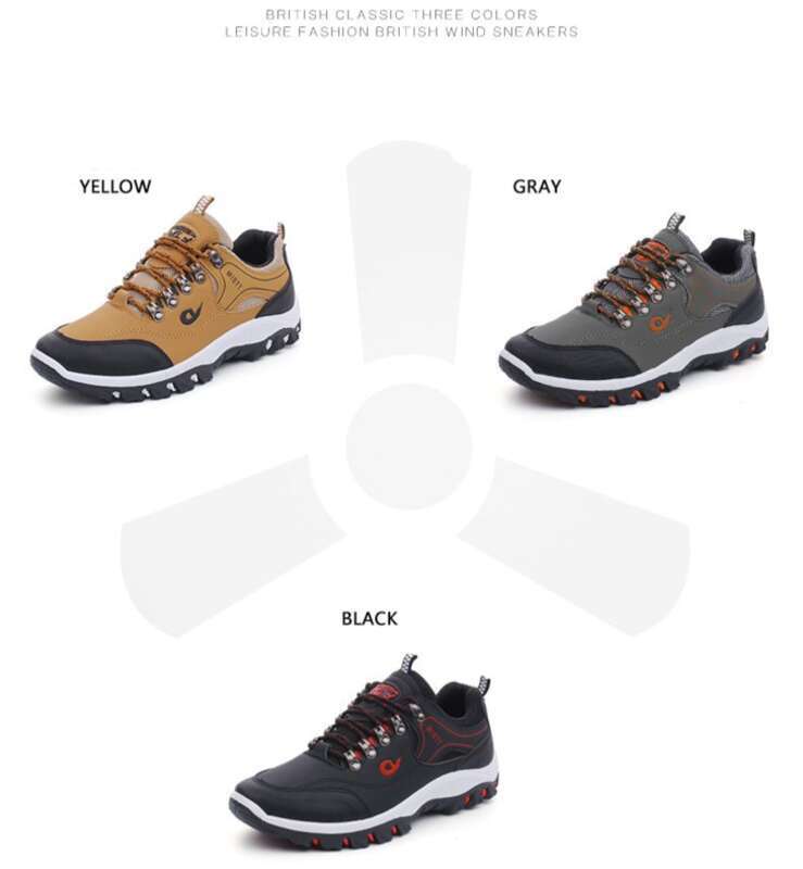 Chaussures de sport tendance pour hommes, édition coréenne, décontractées, anti-odeurs, respirantes, pour randonnée, voyage, course à pied, 2019_voghion.com