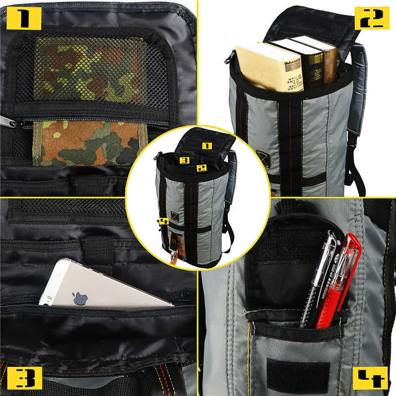 Zaino multiuso resistente, leggero, borsa da paracadute per viaggi di caccia all'aperto, escursioni, scuola, avventure_voghion.com
