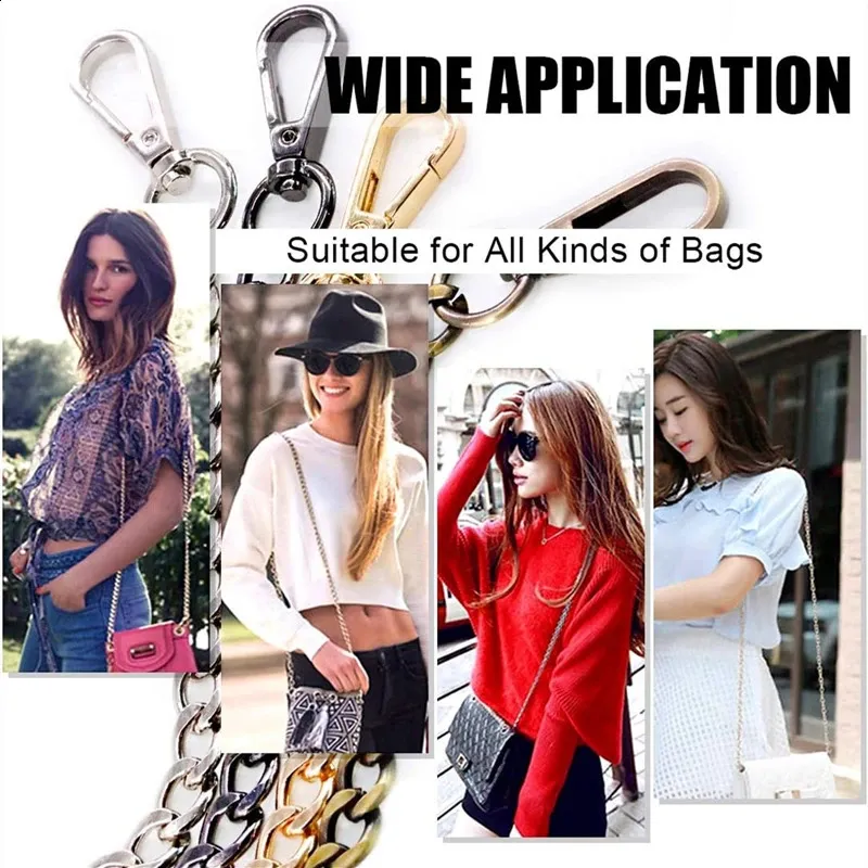 40120CM Hoge kwaliteit ketting DIY geweven aluminium schouderband crossbody tas metalen vervangende kettingen accessoires 240809_voghion.com