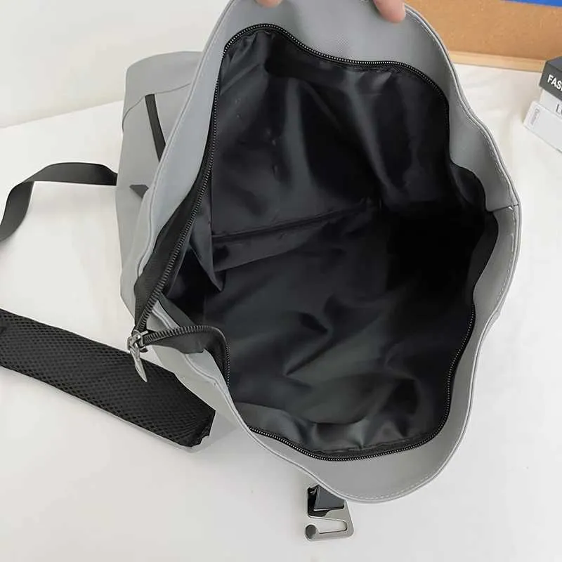 Damen Freizeit Großer Rucksack Männer Laptoptasche Ladys Nylon Roll Top Männlich Reisetasche Port Schulrucksäcke Für Teenager_voghion.com