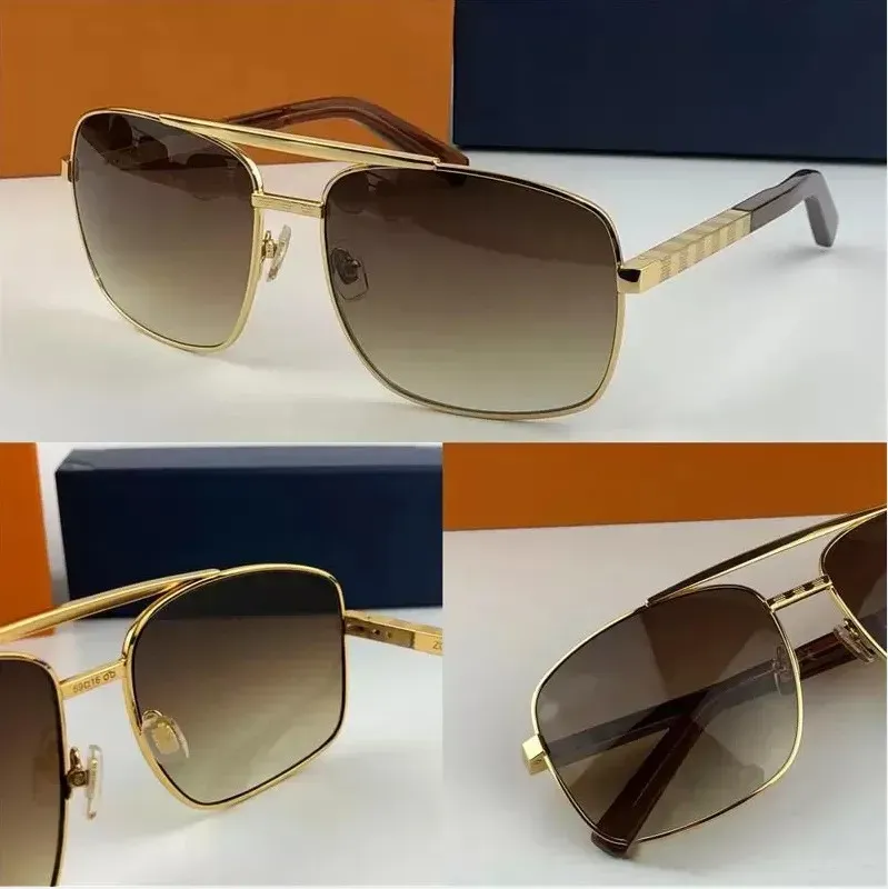 2024fashion designer men classic attitude 0259 metal square frame popular retro avantgarde outdoor uv 400 protection_voghion.com