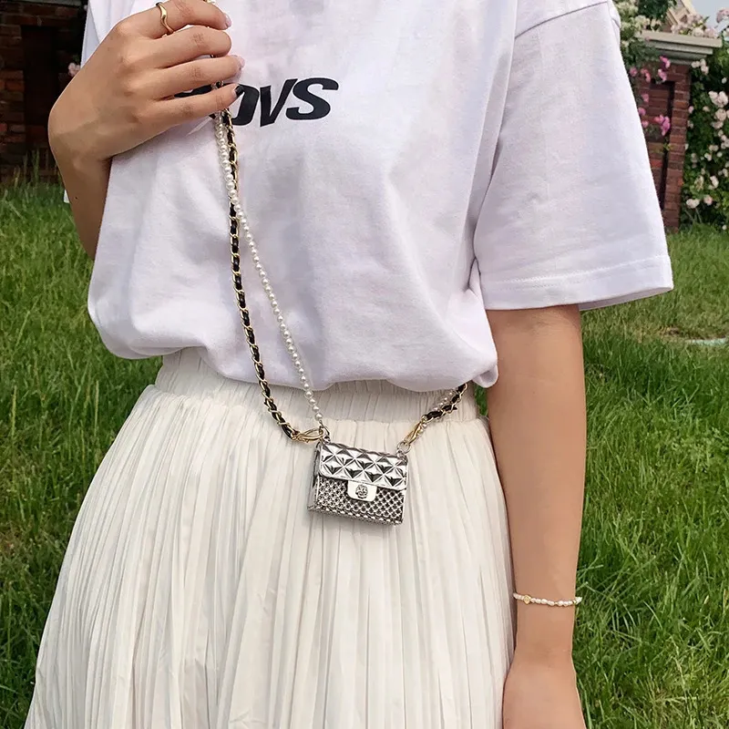 Super Mini Metal Crossbody Bags For Women Fashion Trendy Beading Female Chain Shoulder Handbags 240725_voghion.com
