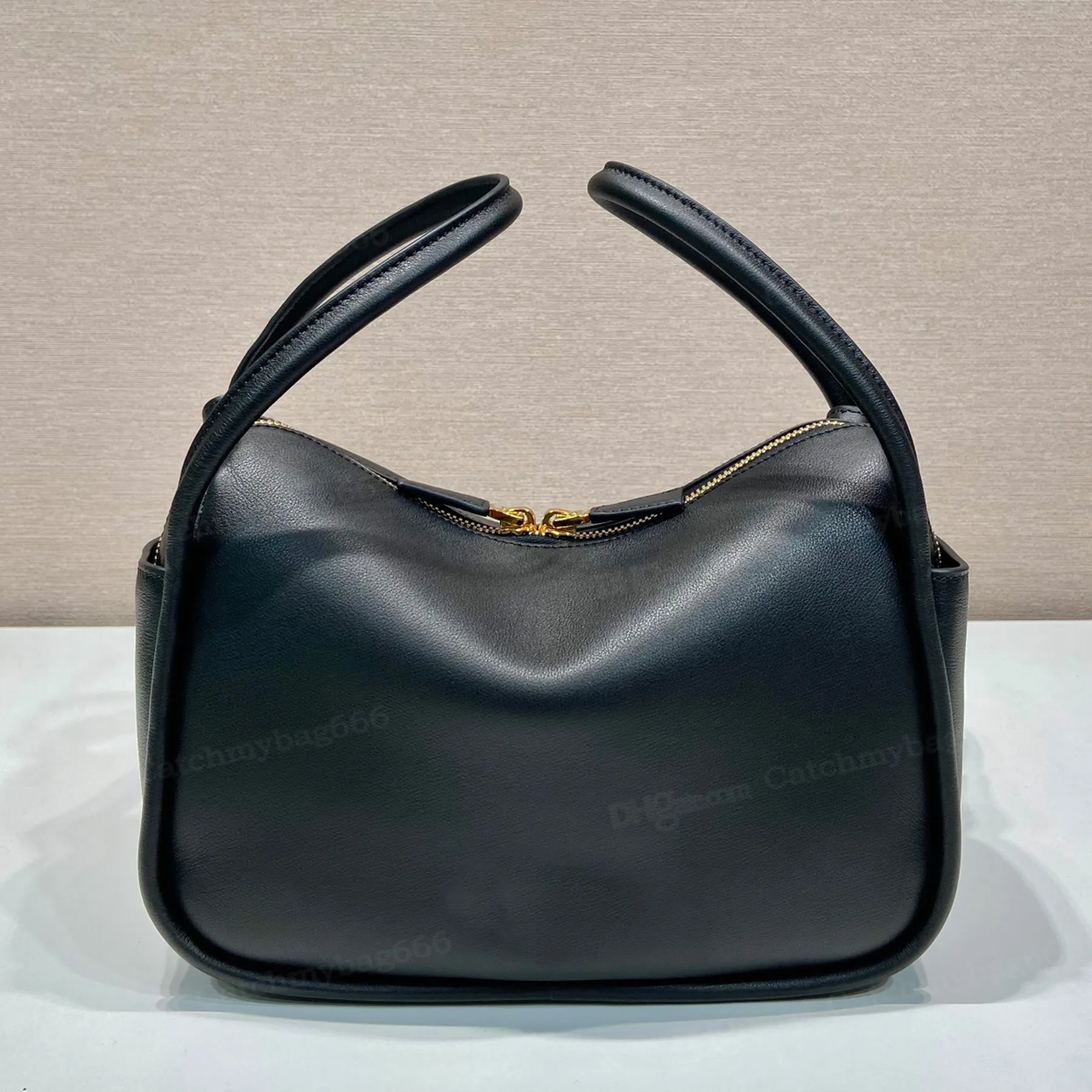 Top Qualität 10A Liebling Handtasche Designer Echtes Leder Goldene Hardware Schulter Druck Nylon Futter Crossbody Reißverschluss_voghion.com
